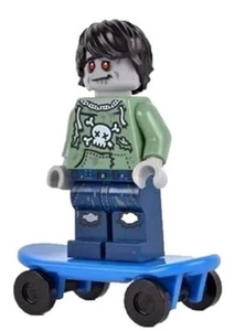 LEGO Zombie Skateboarder minifigure Col227 - Picture 1 of 2