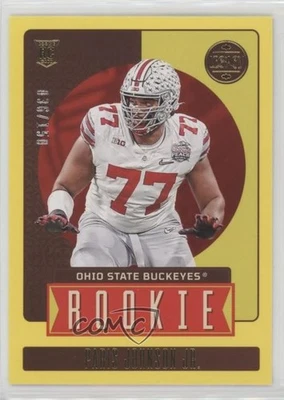 2023 Panini Legacy Rookies Yellow /150 Paris Johnson Jr #177 Rookie RC - Image 1 of 2