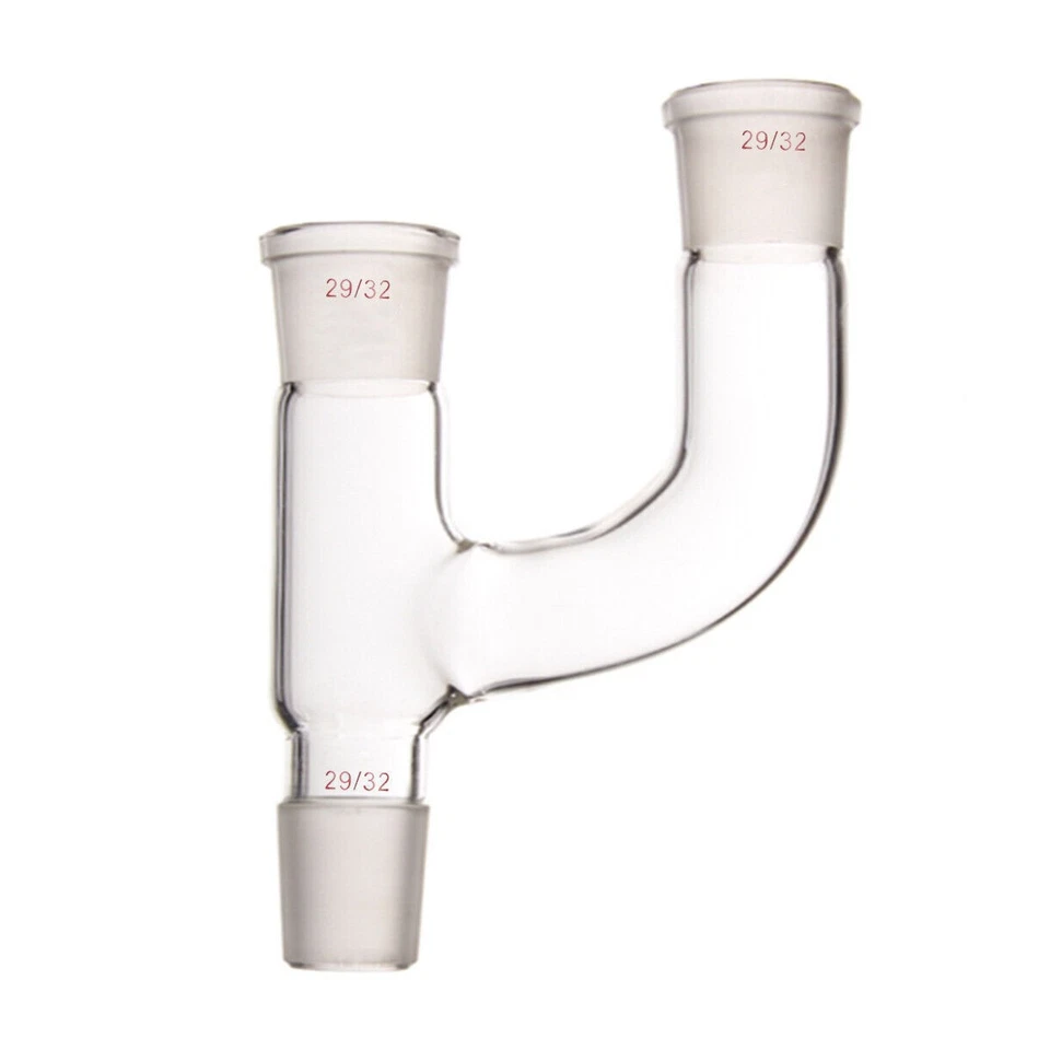 3-Way Claisen Glass Adapter Joints are all 29/32 Borosilicate Lab glassware - Image 1 of 1