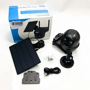 ANRAN Cámara de Vigilancia Exterior Batería WiFi, Giratoria 360 Grados Inalámbrica - Imagen 1 de 8