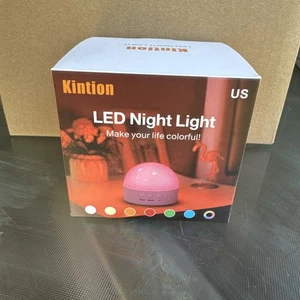 Kintion Portable Night Light Dimmable 8 Colors. Battery Rechargeable. Brand New! - Picture 1 of 4