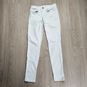 Vince Skinny Jeans Damen Größe 25 Weiß Denim Hergestellt in den USA Freizeit - Bild 1 von 15