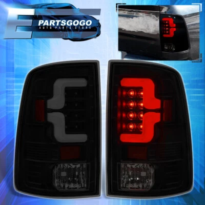 For 09-18 Dodge Ram 1500 / 10-18 2500 3500 Dark Smoke Tube LED Tail Lights Lamps Foto 1 de 4