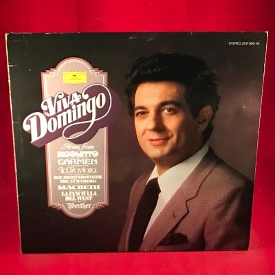 PLACIDO DOMINGO Viva Domingo 1981 German vinyl LP + Booklet - Image 1 of 4