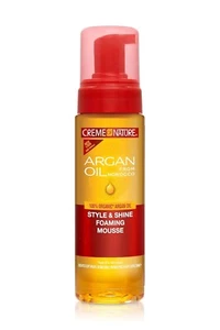 Creme of Nature Argan Oil Foaming Mousse 198g | Wrap, Set & Shine | UK Seller - Picture 1 of 7