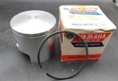 Nuevo de Lote Antiguo Pistón y Anillo OEM, +.25, 1er Sobre Yamaha 1970 RT1M, 1971 RT1MX, 284-11635-00 Foto 1 de 4