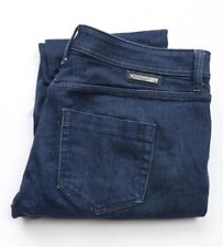 Jeans da donna dritti Burberry Brit Farlham taglia 30S L large cerniera elasticizzati