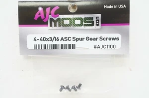 AJCMods Sostituisce vite ingranaggi scala associata #6568 4-40 x 3/16 (4 pz) RC10, B2, B3 - Foto 1 di 2