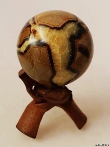 K86 Septarien Kugel Madagaskar 1015 Gr. D 88 mm Rarität - Bild 1 von 4