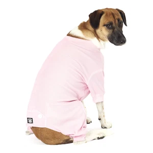 PetRageous Cozy Thermal Pajamas for Pets, X-Large, Pink with White Stitching - Picture 1 of 5