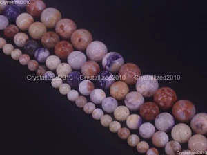 Natural Morado Purple Opal Gemstone Round Loose Spacer Beads 6mm 8mm 10mm 15.5" - Picture 1 of 11
