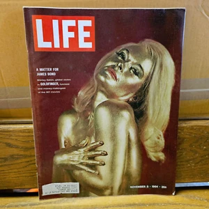 Life Magazine NOVEMBER 6, 1964 James Bond Goldfinger Shirley Eaton - Imagen 1 de 4