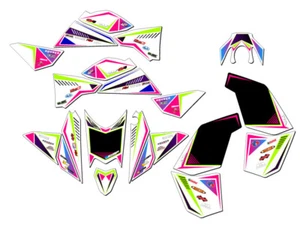 Kit de gráficos All Years XC/SX 525 SURGE rosa Senge compatible con KTM - Imagen 1 de 7