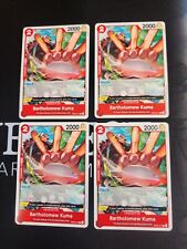 EXACT CARDS PICTURED OP05-011 Bartholomew Kuma Awakening Of One Piece CCG x4 ENG