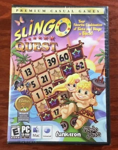 SLINGO Quest - Combinación de Bingo y Tragamonedas [CD-ROM PC/MAC, 2007] Videojuego - Imagen 1 de 6