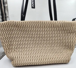 DKNY Mack Large Tote Bag Womens One Size Light Khaki Interior Pocket Zip Closure - Picture 1 of 20
