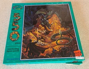 GUARDIAN DRAGON -- (Ceaco 1990) -- 550 Piece Fantasy Jigsaw Puzzle -- Sealed - Picture 1 of 5
