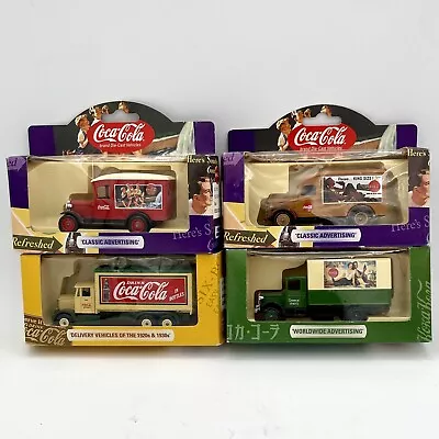 Vintage Lledo Die Cast Vehicle Set of 4 Classic Worldwide Advertising Delivery - Image 1 of 4
