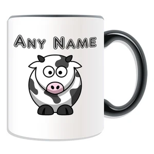 Personalised Gift Silly Cow Mug Money Box Customise Name Message Tea Coffee Cup - Picture 1 of 20