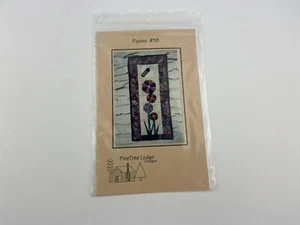 Pine Tree Lodge Designs Posies 118 Flower Wallhanging Quilt Pattern - Picture 1 of 3