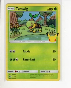 JUEGO DE POKEMON TURTWIG MCDONALDS 25 ANIVERSARIO SIN LÁMINA HOLO 4/25 CASI NUEVO/M - Imagen 1 de 1
