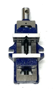 SELF CENTERING VICE 2" INCH LOW PROFILE 50MM VISE FIXED BASE CAST IRON - Picture 1 of 5