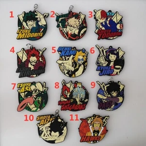 Anime Boku no Hero Academia rubber Keychain Key Ring Race Straps cosplay - Picture 1 of 12