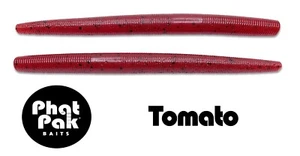 Senko Style Ribbed Stick Bait Soft Plastic Worm Bass Fishing Lure 15ct 5" - Picture 1 of 30