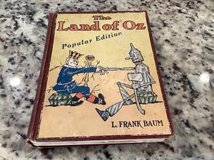 1904 The Land of Oz L Frank Baum 2nd Wizard of Oz Book Hardback Popular Edition - Picture 1 of 6