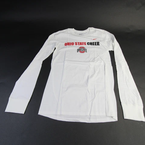 Ohio State Buckeyes Nike Nike Tee Long Sleeve Shirt Men's White Used Cover