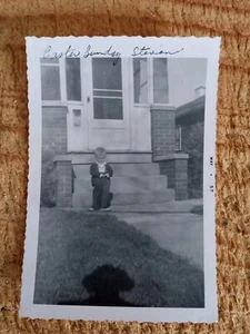 BOY ON EASTER SUNDAY,FT WAYNE,INDIANA,1958.VTG 5" x 3.5" PHOTO*X2/6 - Picture 1 of 2