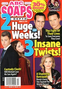 ABC Soaps In Depth March 23 2020 Chad Duell Maurice Benard Tristan Rogers - Picture 1 of 3