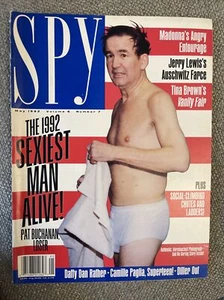 Spy Magazine May 1992 - Pat Buchanan Underwear Cover - Picture 1 of 3