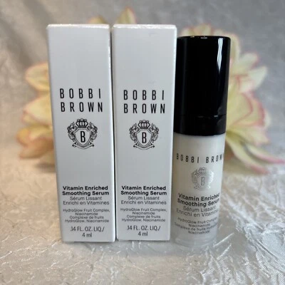 2x Bobbi Brown Vitamin Enriched Smoothing Serum Complex .14ozEa = 0,28oz Novo Na Caixa Grátis - Imagem 1 de 2