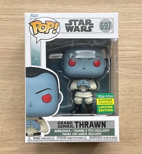 Funko Pop Star Wars Grand Admiral Thrawn SDCC #697 + Free Protector - Picture 1 of 6