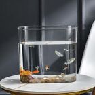 Oval/Square Plastic Fish Tank Transparent Fish Breeding Tanks  Home