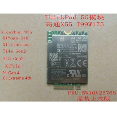 T99W175 X55 5G 5W10V25768 for ThinkPad X1 Carbon 9th X1 Yoga 6th Titanium Fold - Image 1 of 4