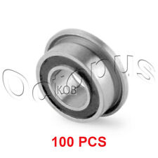 100 Pcs MF 63 2RS Flanged Rubber Sealed Bearing 3x6x2.5mm