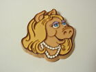 Vintage Henson Muppets Miss Piggy Plastic Pin 1979