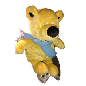 US Figure Skating Stuffed Bear Plushie Snowplow Sam scarf Very Rare HTF EUC - Picture 1 of 12