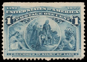 USA Scott 230 (1893) postfrisch NG G-F, CV 14,00 $ J - Bild 1 von 1
