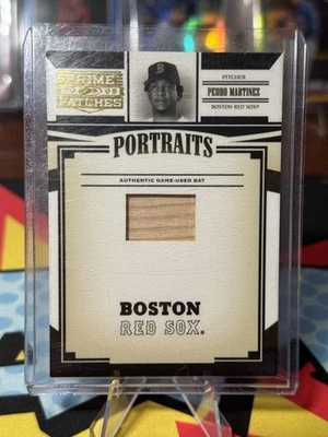 2005 Donruss Prime Patches #83 PEDRO MARTINEZ Portraits Game Used Bat /100 - Image 1 of 2