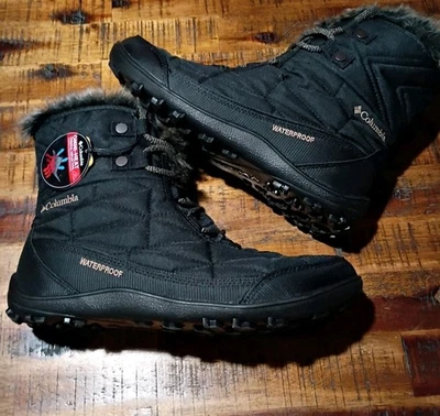 Columbia Womens Minx Shorty 3 Winter Boots Omni Heat Waterproof Insulated Sz 9.5 - Image 1 of 4