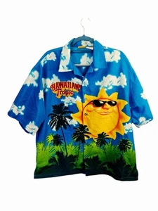 HAWAIIAN TROPIC Sunscreen Tan Lotion Shirt Promo All Over Print Extra Large XL - Picture 1 of 7