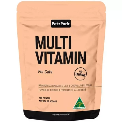 Cat Multivitamin Supplement, Suitable for Raw Meat Diet, Australian Made - image 1 of 4