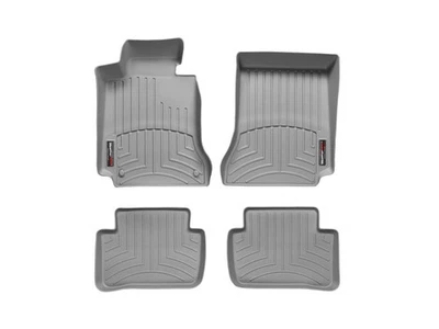 WeatherTech FloorLiner for 2008-2011 Mercedes C 63 AMG - 1st & 2nd Row, Grey - Image 1 of 4