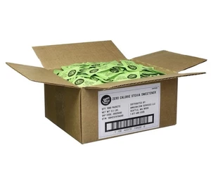 , Paquete de polvo edulcorante sin calorías de stevia con eritritol, 1000 unidades, 2,2 lb - Imagen 1 de 4