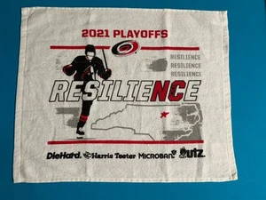 Carolina Hurricanes 2021 Stanley Cup Playoffs Asciugamano Rally ResilieNCe Raro NHL - Foto 1 di 3