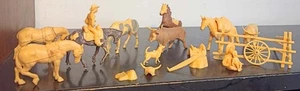 Vintage Cowboys, Bulls, Dog, Horses UPC 1:40, Skull, Western Model Kit 4014-100 - Picture 1 of 7