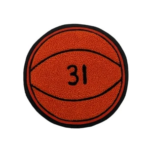 New Basketball Chenille Patch Varsity Letterman Jacket Embroidered #31 Orange - Picture 1 of 3